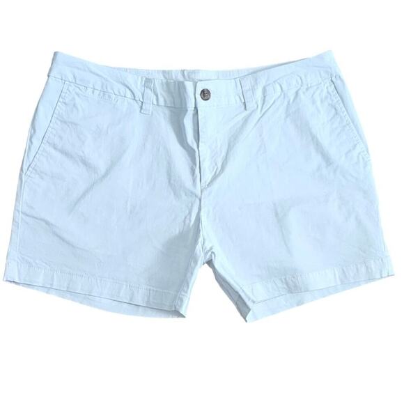 Faded Glory White Chino Bermuda Shorts 16 - Picture 1 of 6